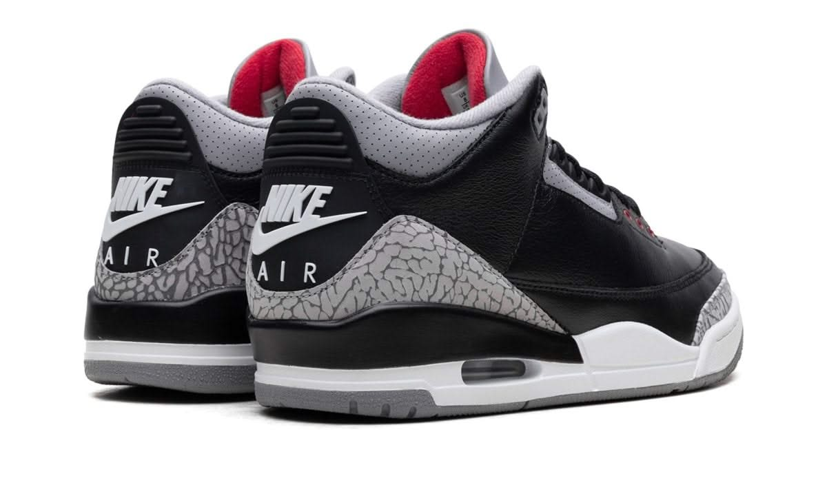 Air Jordan 3 Retro Black Cement Reimagined - MNR Sneakers