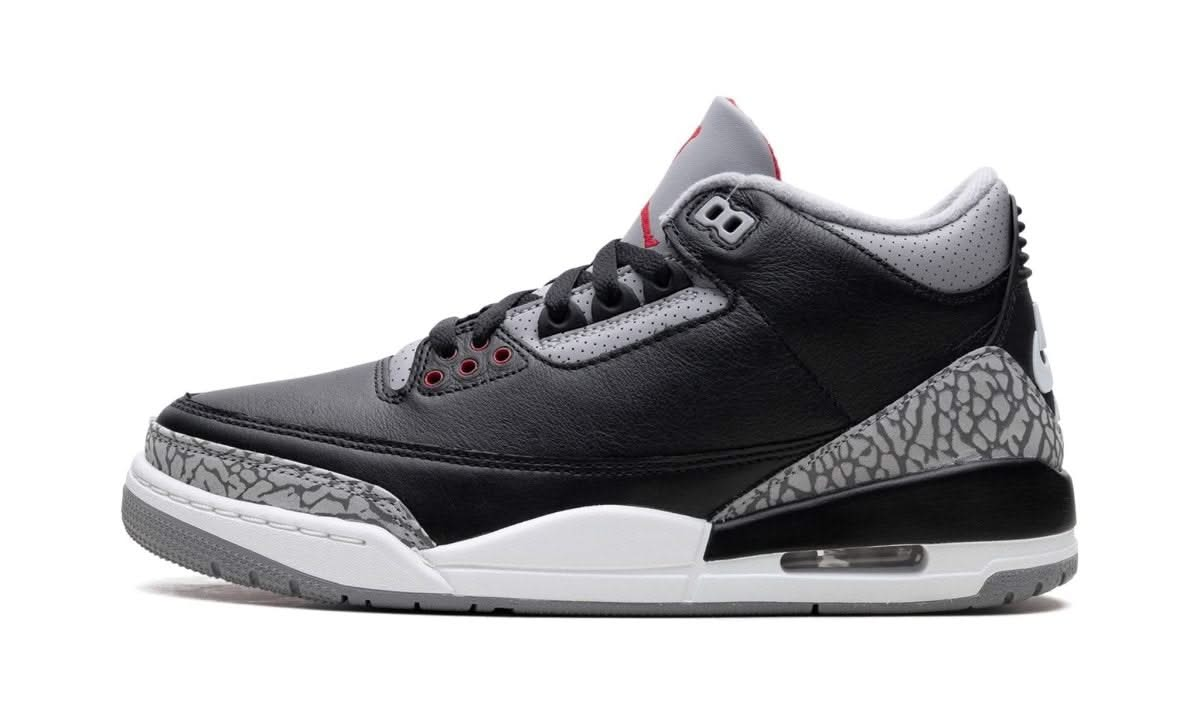 Air Jordan 3 Retro Black Cement Reimagined - MNR Sneakers