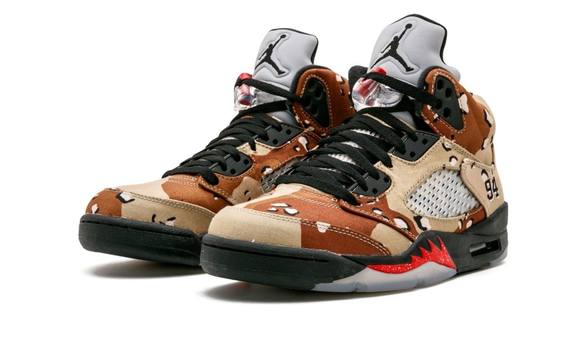 Air Jordan 5 Retro Supreme Desert Camo