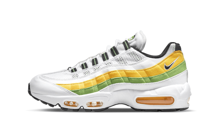 Air Max 95 Essential White Green Apple Tour Yellow - MNR Sneakers