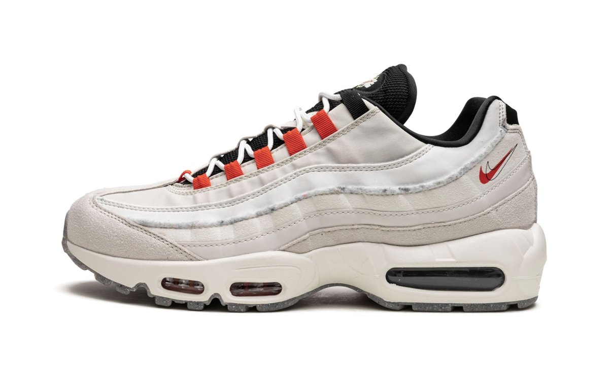 Air Max 95 Light Bone Habanero Red