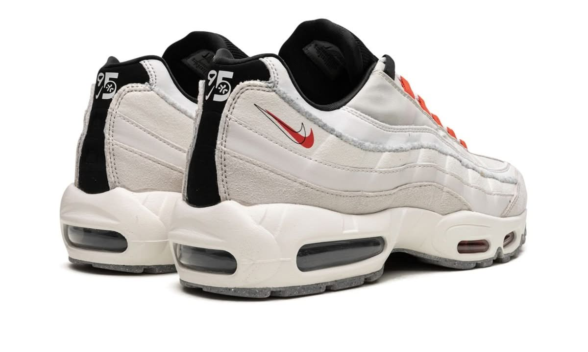 Air Max 95 Light Bone Habanero Red - MNR Sneakers