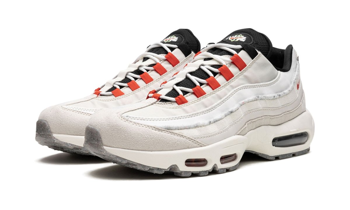 Air Max 95 Light Bone Habanero Red