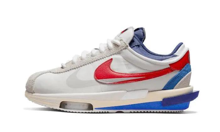 Cortez 4.0 Sacai White University Red Blue