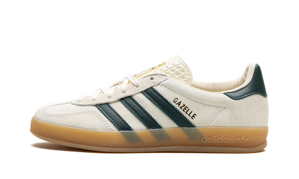 Gazelle Indoor Cream White Collegiate Green Gum