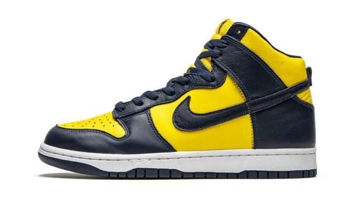 Dunk High Maize & Blue (Michigan) - MNR Sneakers