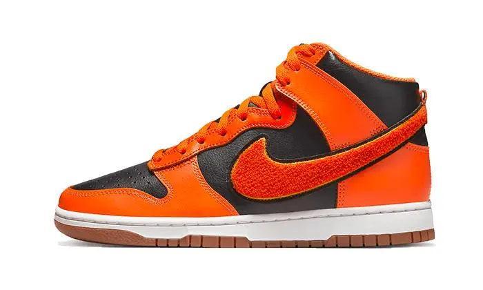 Dunk High University Chenille Swoosh Safty Orange