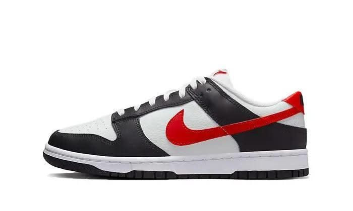 Dunk Low Black White Red - MNR Sneakers