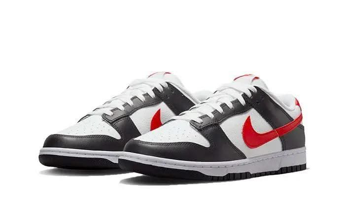 Dunk Low Black White Red - MNR Sneakers