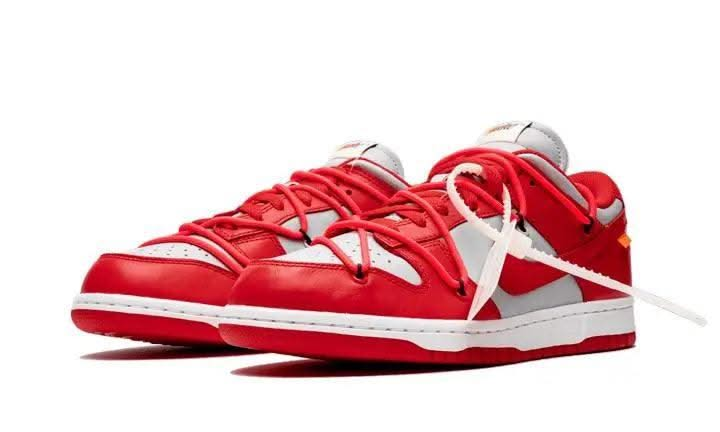 Dunk Low Off-White University Red - MNR Sneakers