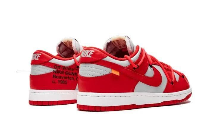 Dunk Low Off-White University Red - MNR Sneakers