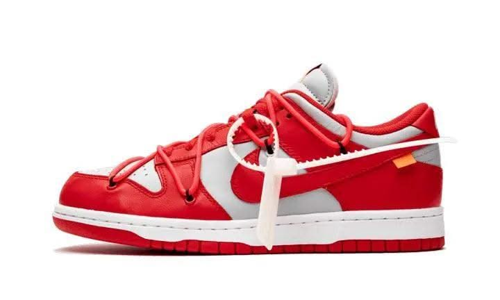 Dunk Low Off-White University Red - MNR Sneakers