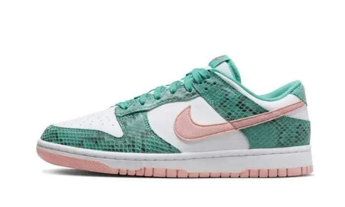 Dunk Low Snakeskin Washed Teal Bleached Coral - MNR Sneakers