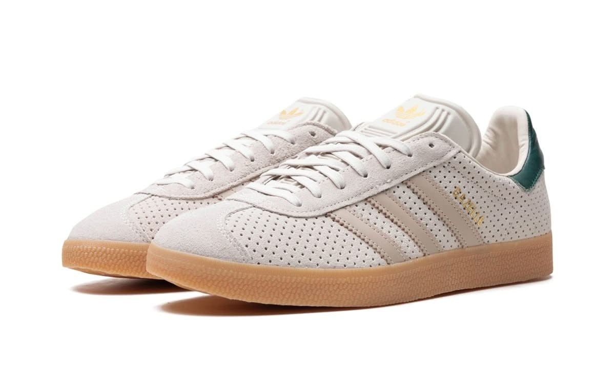 Gazelle Aluminium Wonder Beige Collegiate Green - MNR Sneakers