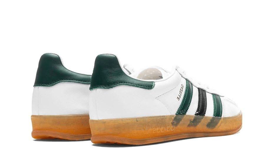 Gazelle Indoor White Collegiate Green - MNR Sneakers