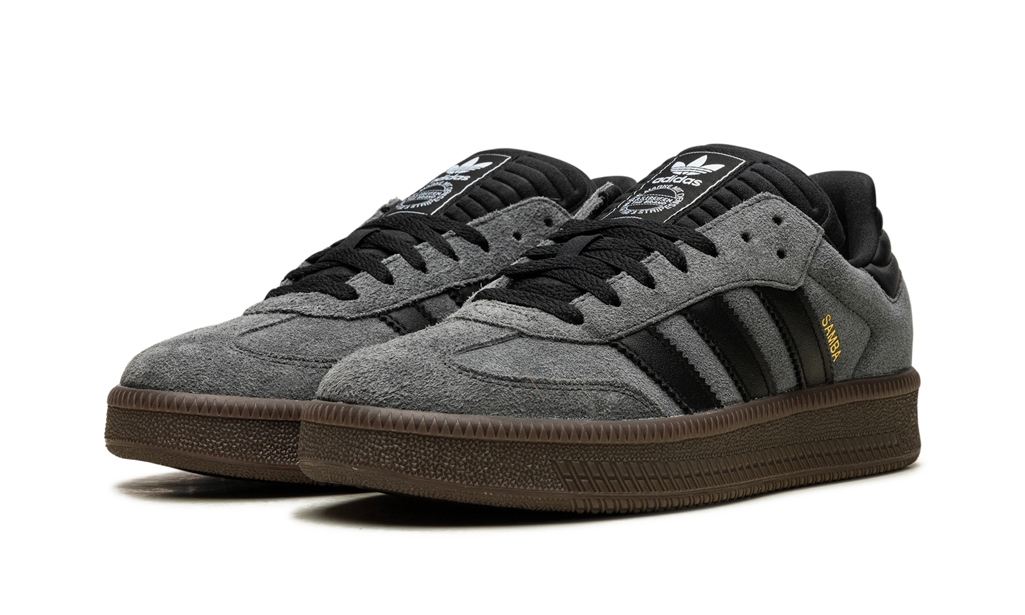 Paire de sneakers Adidas Samba XLG Grey Black Gum neuve et authentique avec boîte d'origine.