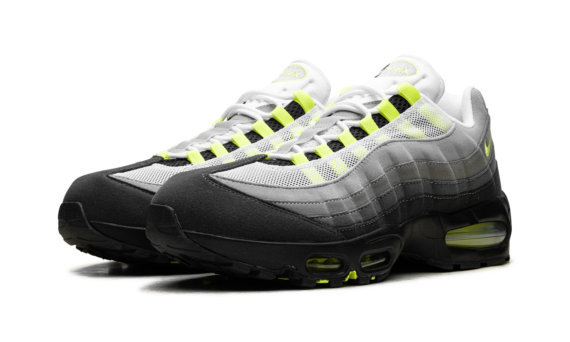Paire de sneakers Nike Air Max 95 OG Big Bubble Neon neuve et authentique avec boîte d'origine.