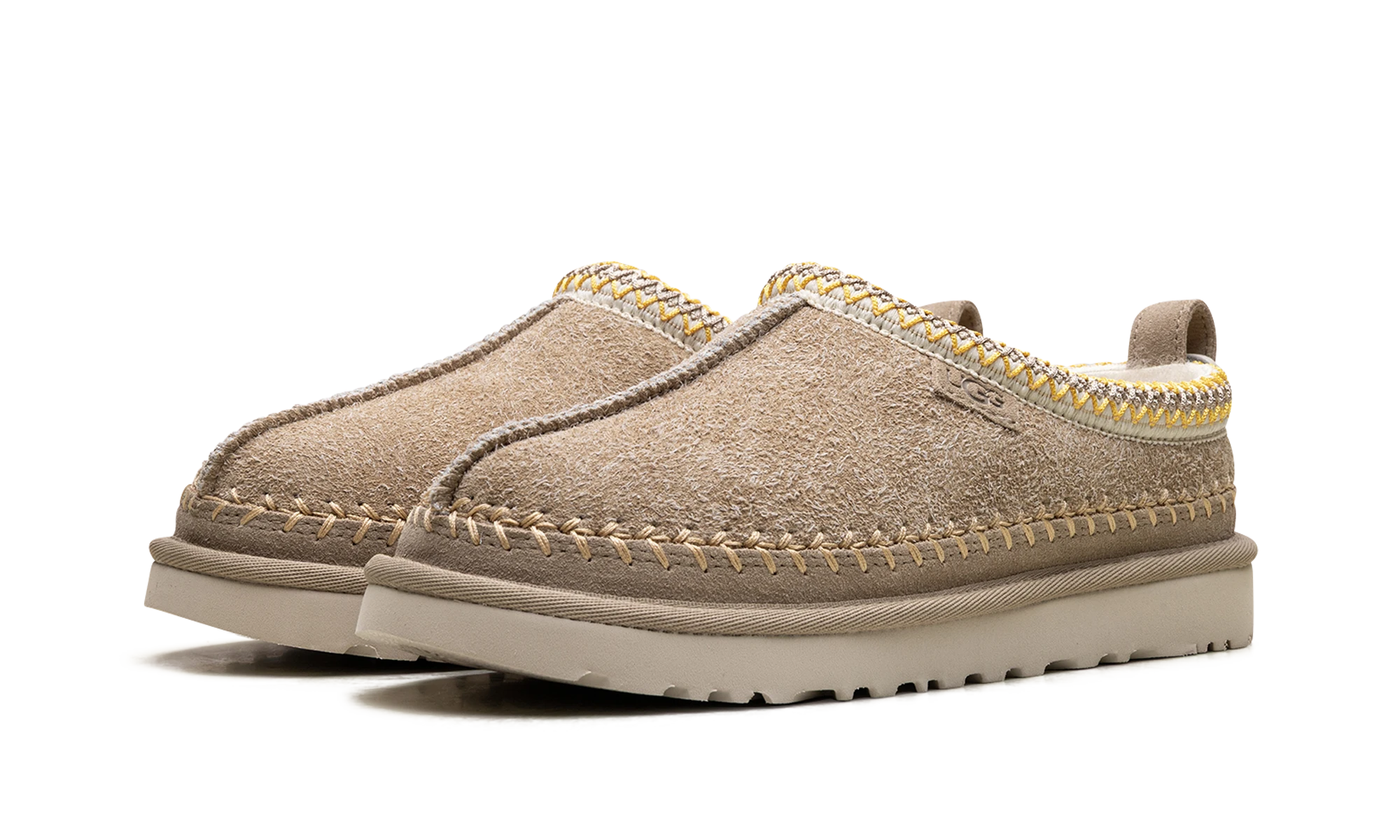 Paire de pantoufles UGG Tasman Biarritz Slipper Mustard Seed neuve et authentique avec boîte d'origine.