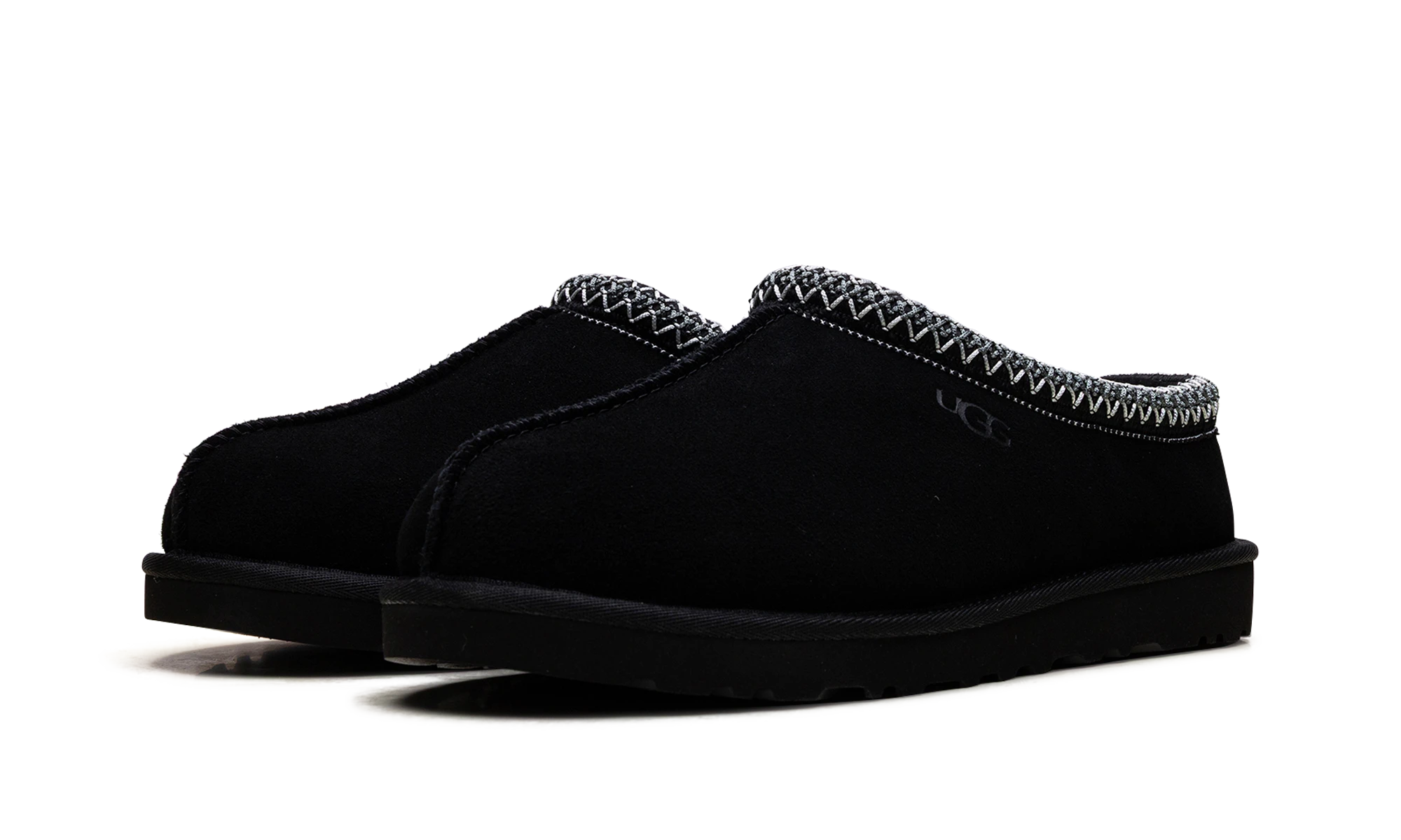 Paire de pantoufles UGG Tasman II Slipper Black neuve et authentique avec boîte d'origine.