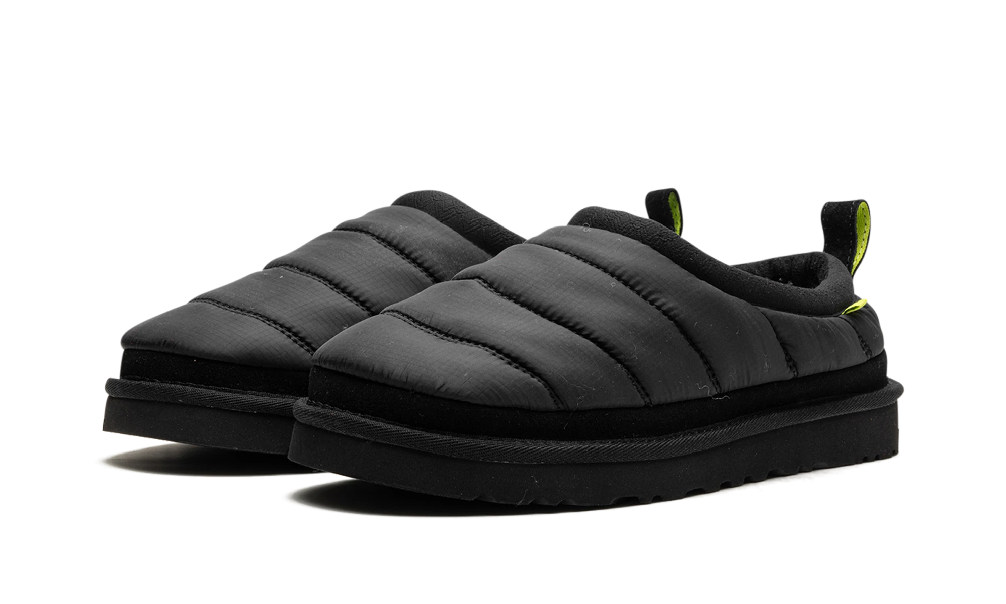 Paire de pantoufles UGG Tasman LTA Slipper Black neuve et authentique avec boîte d'origine.