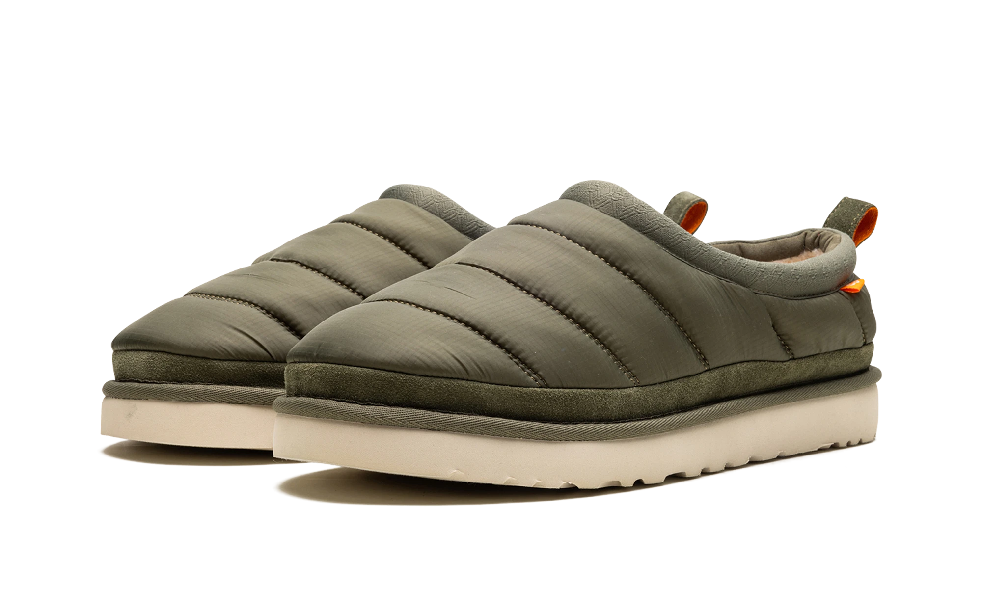 Paire de pantoufles UGG Tasman LTA Slipper Burnt Olive neuve et authentique avec boîte d'origine.