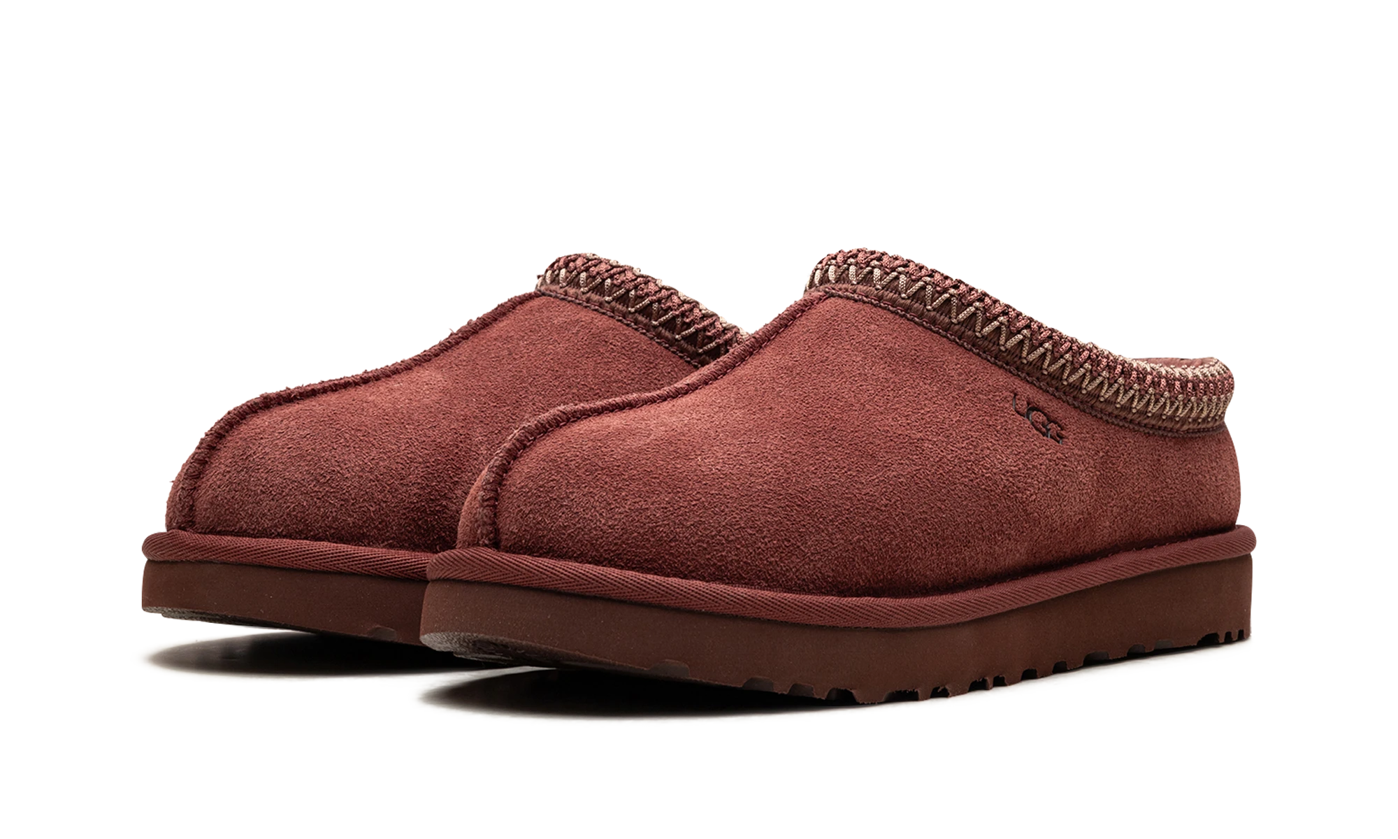 Paire de pantoufles UGG Tasman Slipper Red Jasper neuve et authentique avec boîte d'origine.