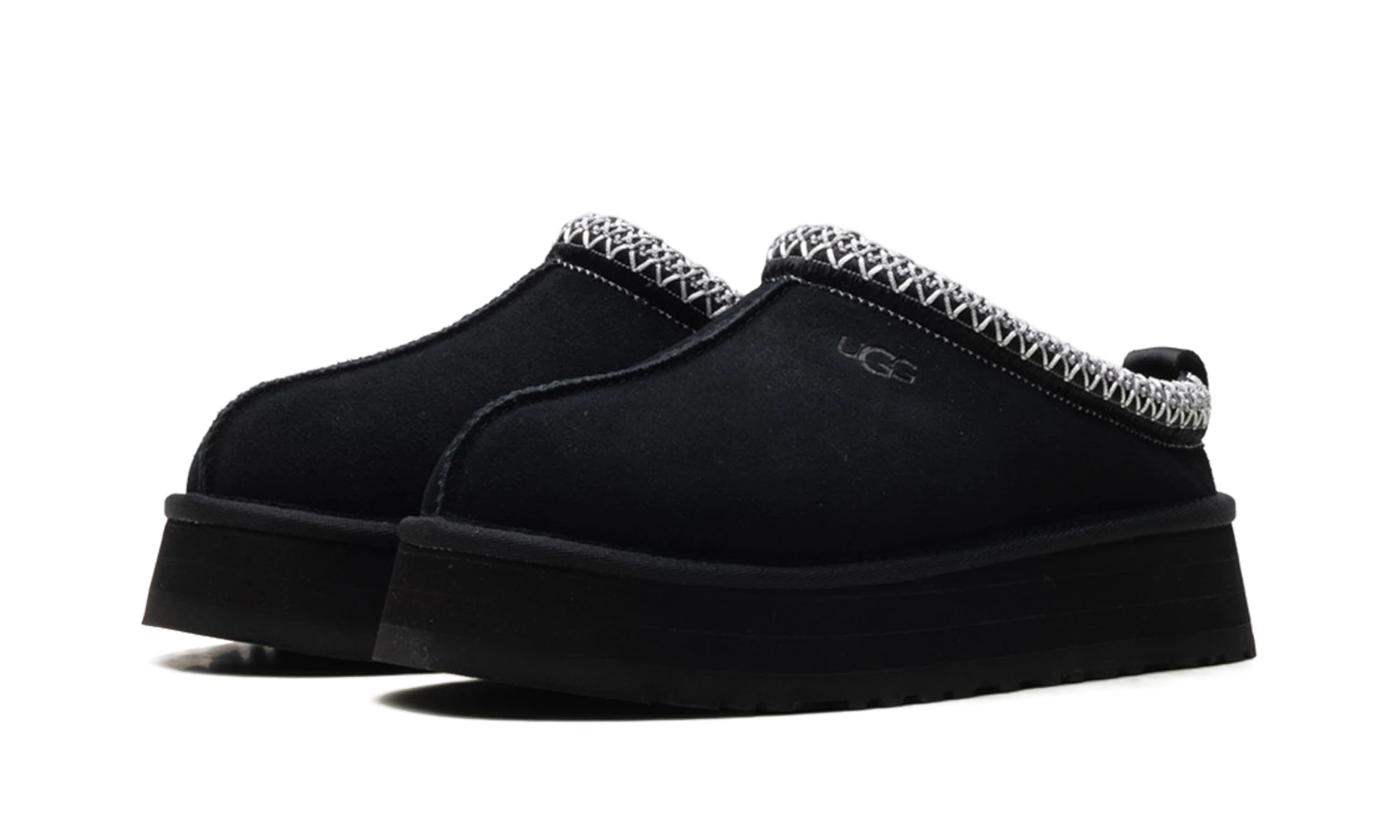 Paire de pantoufles UGG Tazz II Slipper Black neuve et authentique avec boîte d'origine.