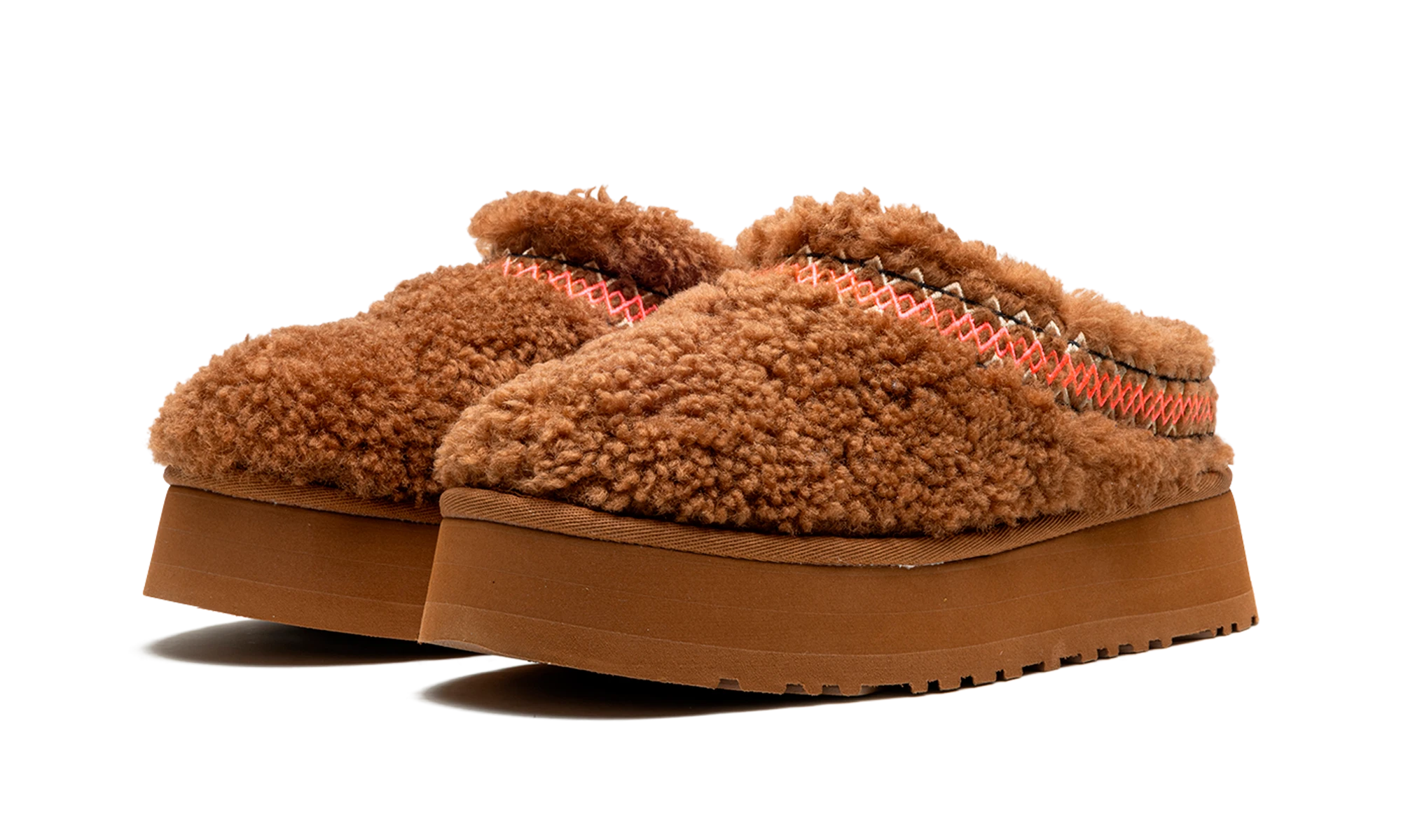 Paire de pantoufles UGG Tazz Slipper Heritage Braid Hardwood neuve et authentique avec boîte d'origine.