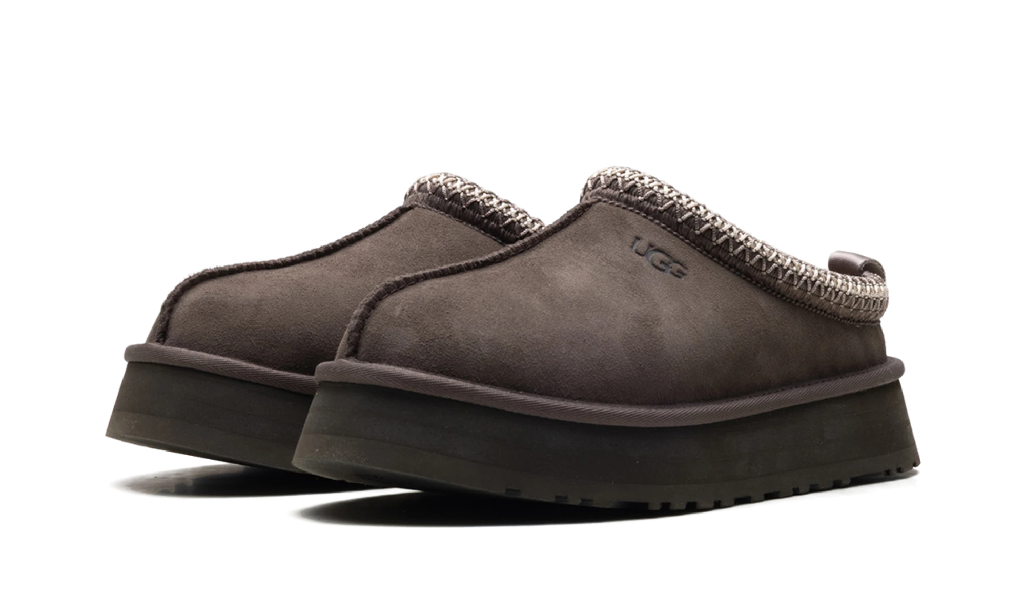 Paire de pantoufles UGG Tazz Slipper Molasses neuve et authentique avec boîte d'origine.