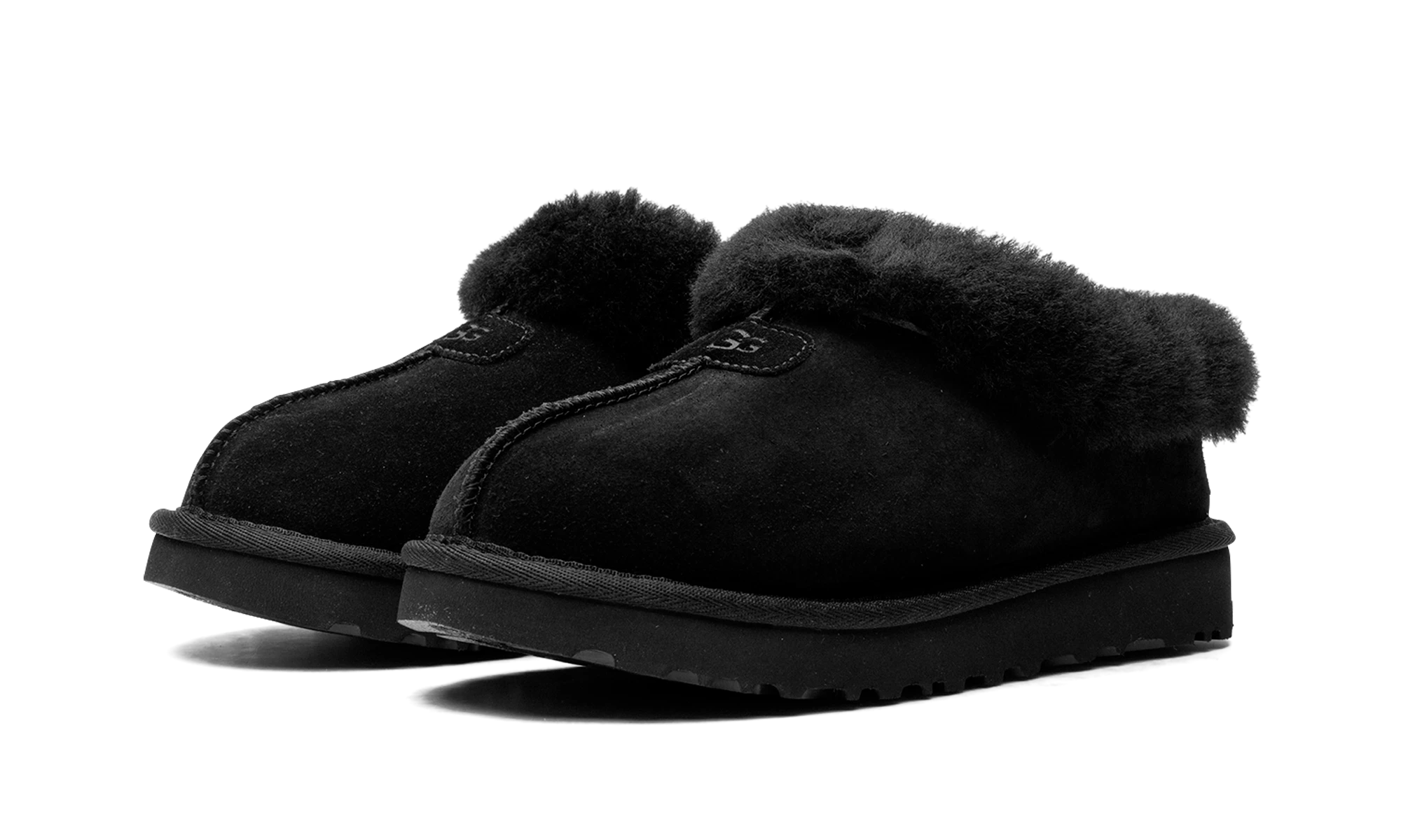Paire de pantoufles UGG Tazzette Slipper Black neuve et authentique avec boîte d'origine.