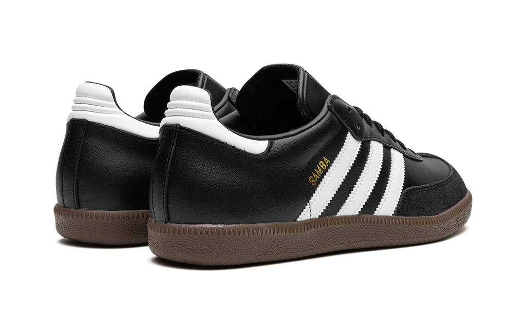 Samba-Leder Schwarz Weiß