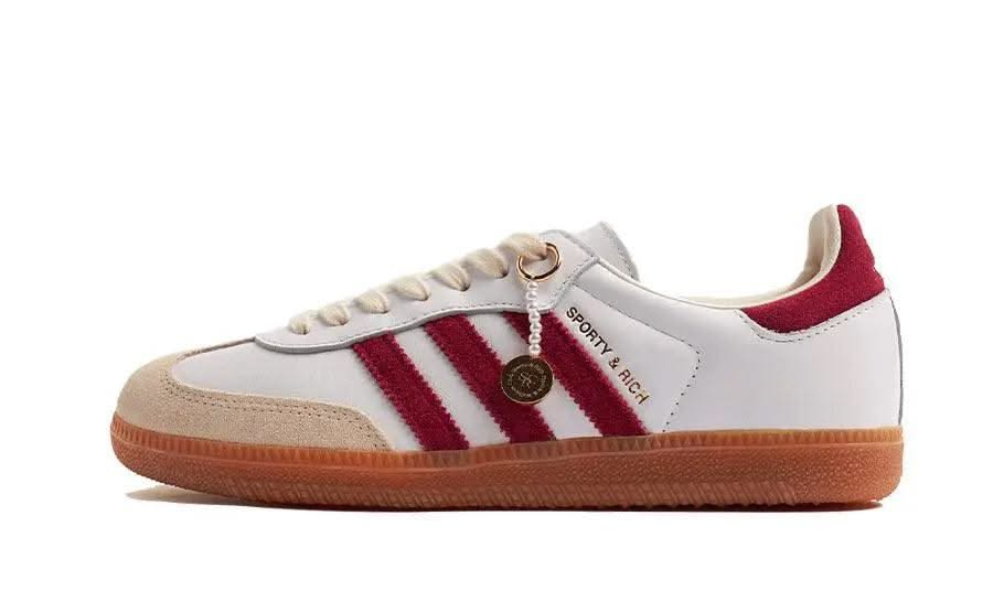 Samba OG Sporty & Rich White Core Burgundy - MNR Sneakers