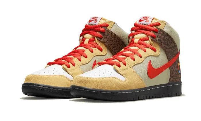 SB Dunk High Color Skates Kebab and Destroy