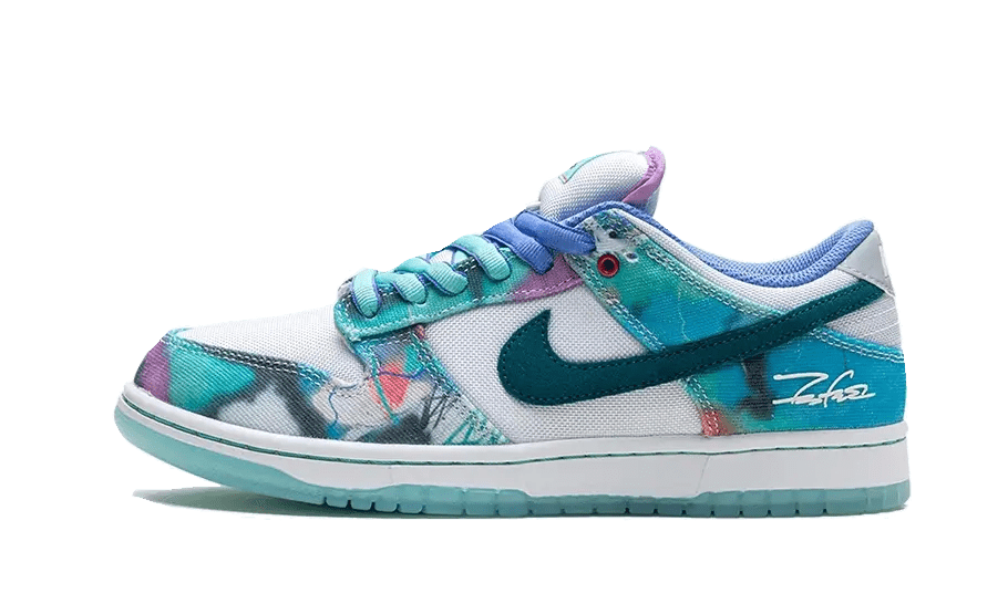 SB Dunk Low Futura Laboratories Bleached Aqua