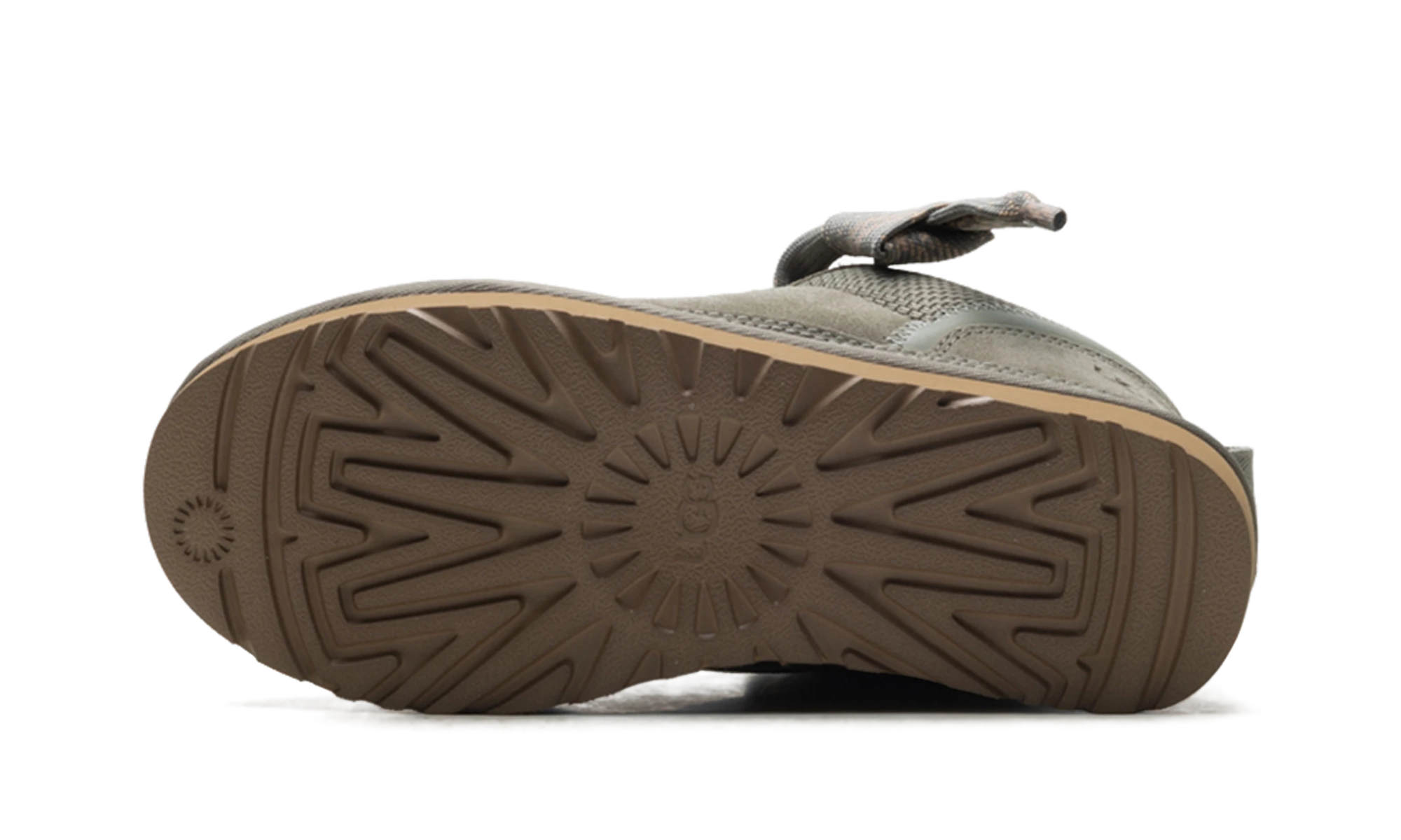 Semelle extérieure en caoutchouc de la UGG Lowmel Moss Green.