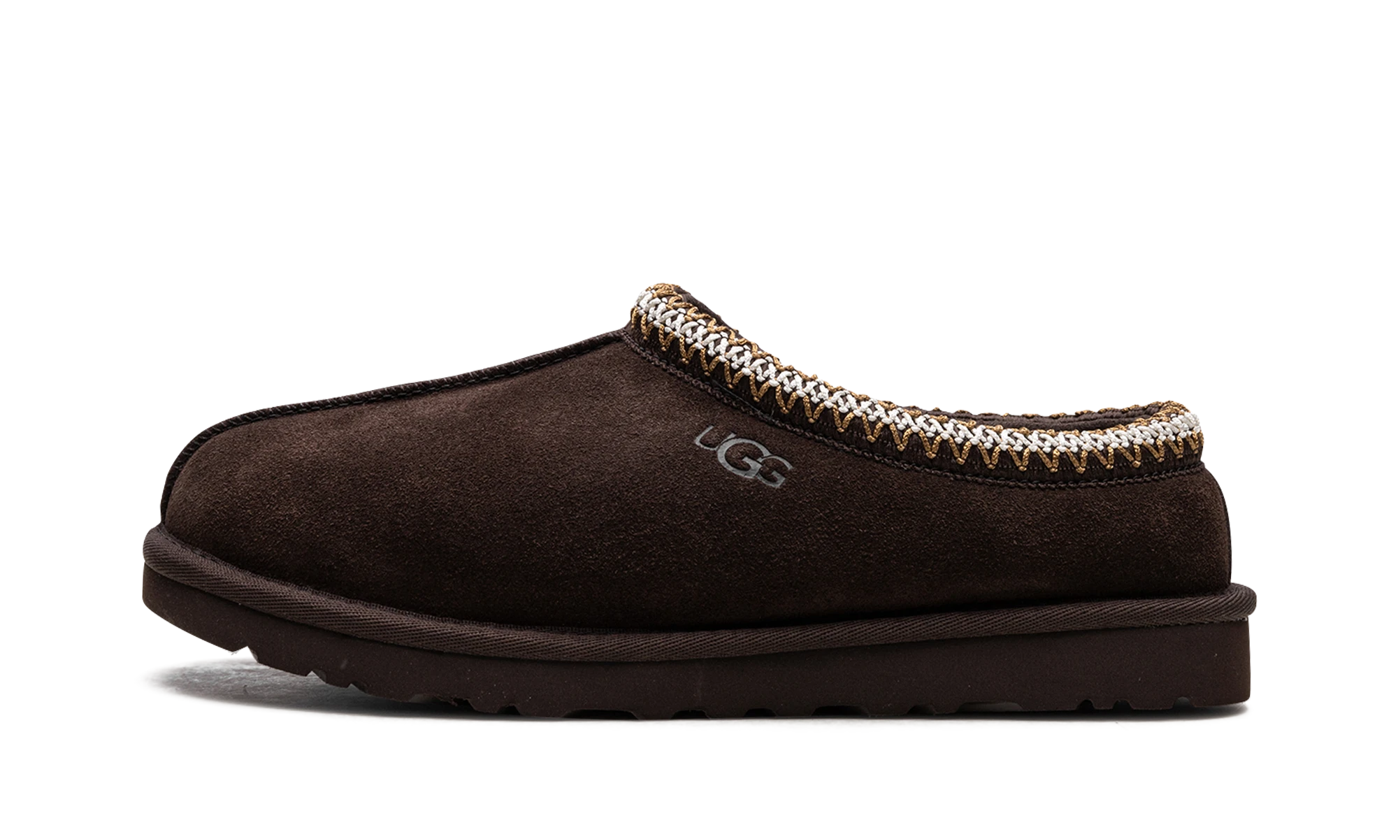 Détail du côté intérieur de la pantoufle UGG Tasman Slipper Dusted Cocoa multicolore.