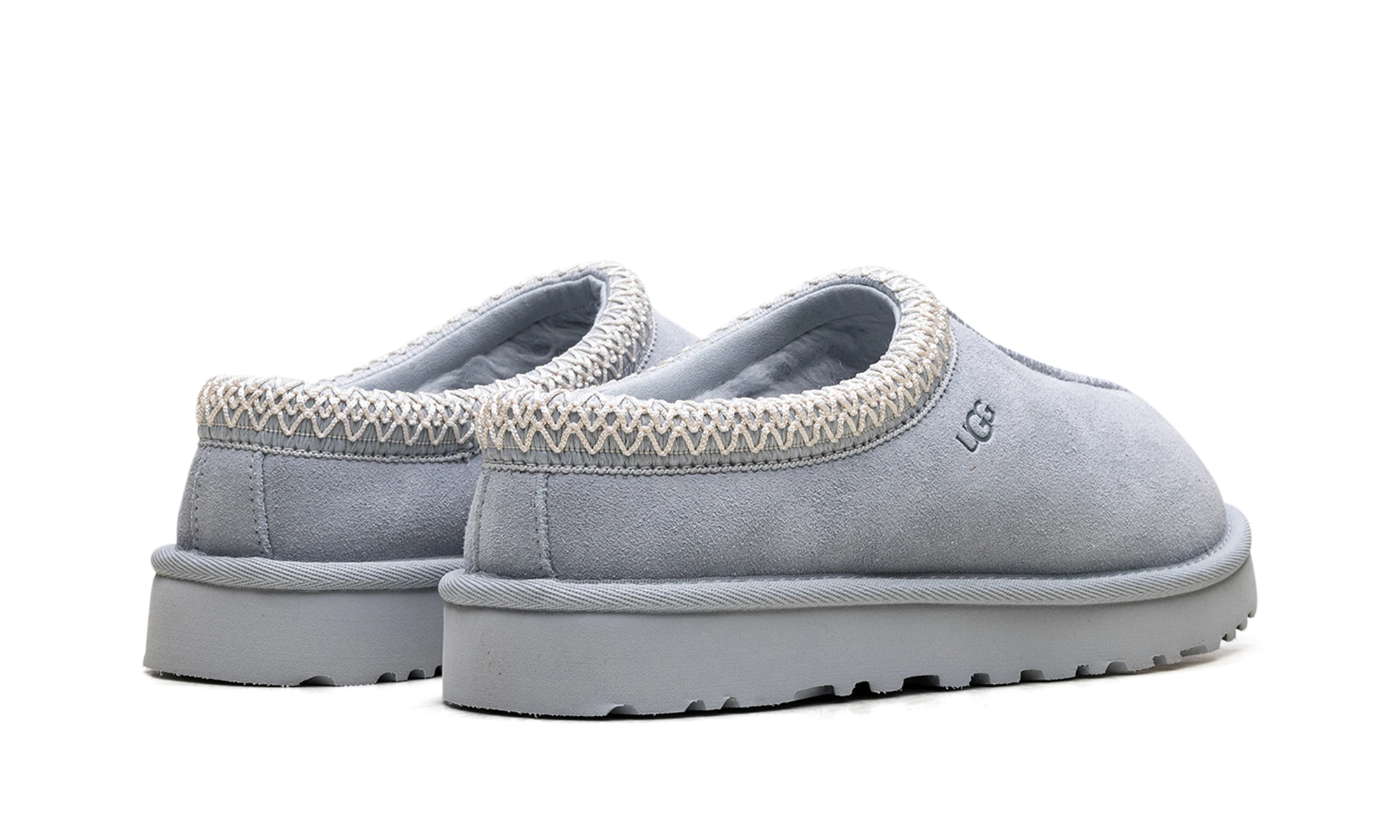 Vue arrière des talons de la UGG Tasman Slipper Sea Foam.
