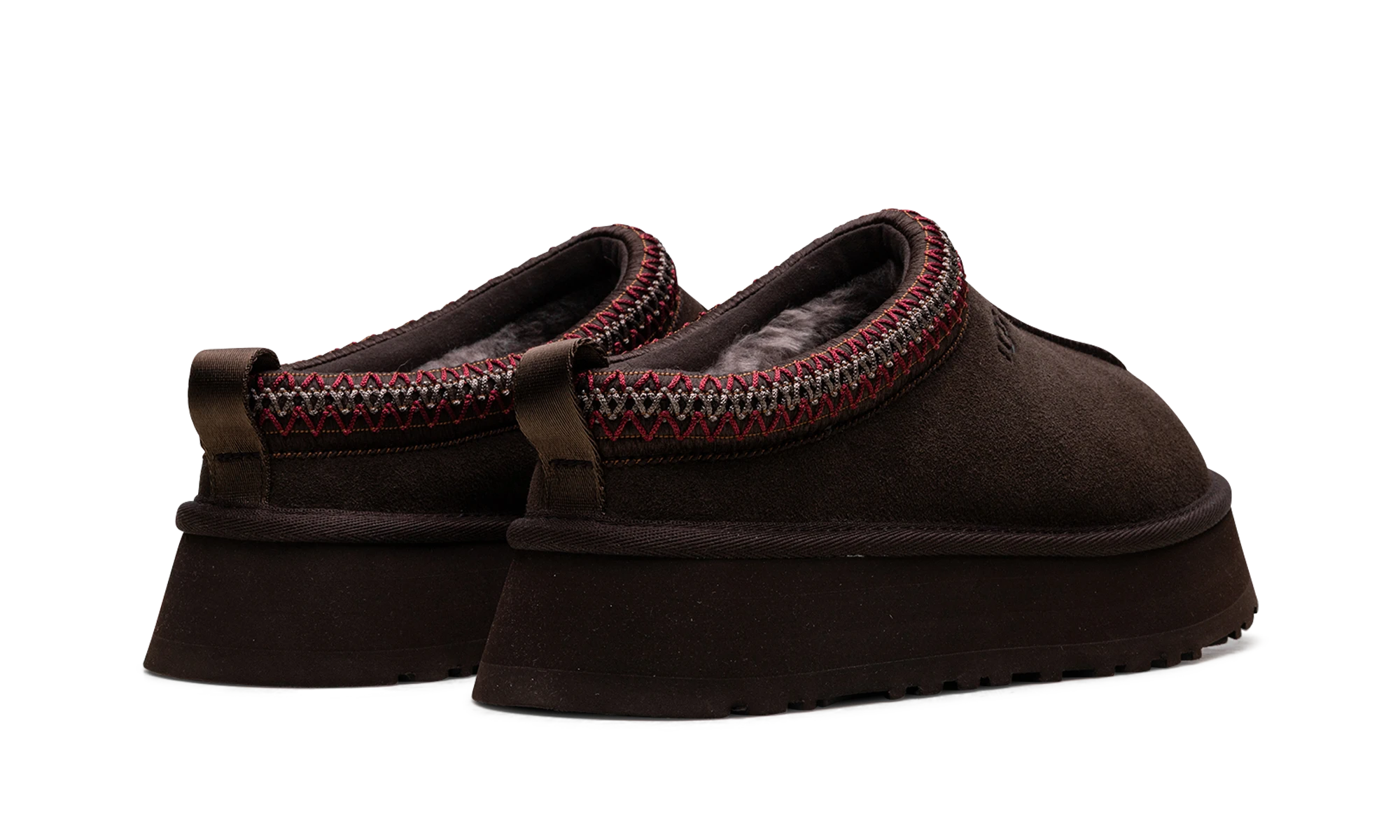 Vue arrière des talons de la UGG Tazz II Slipper Dusted Cocoa.