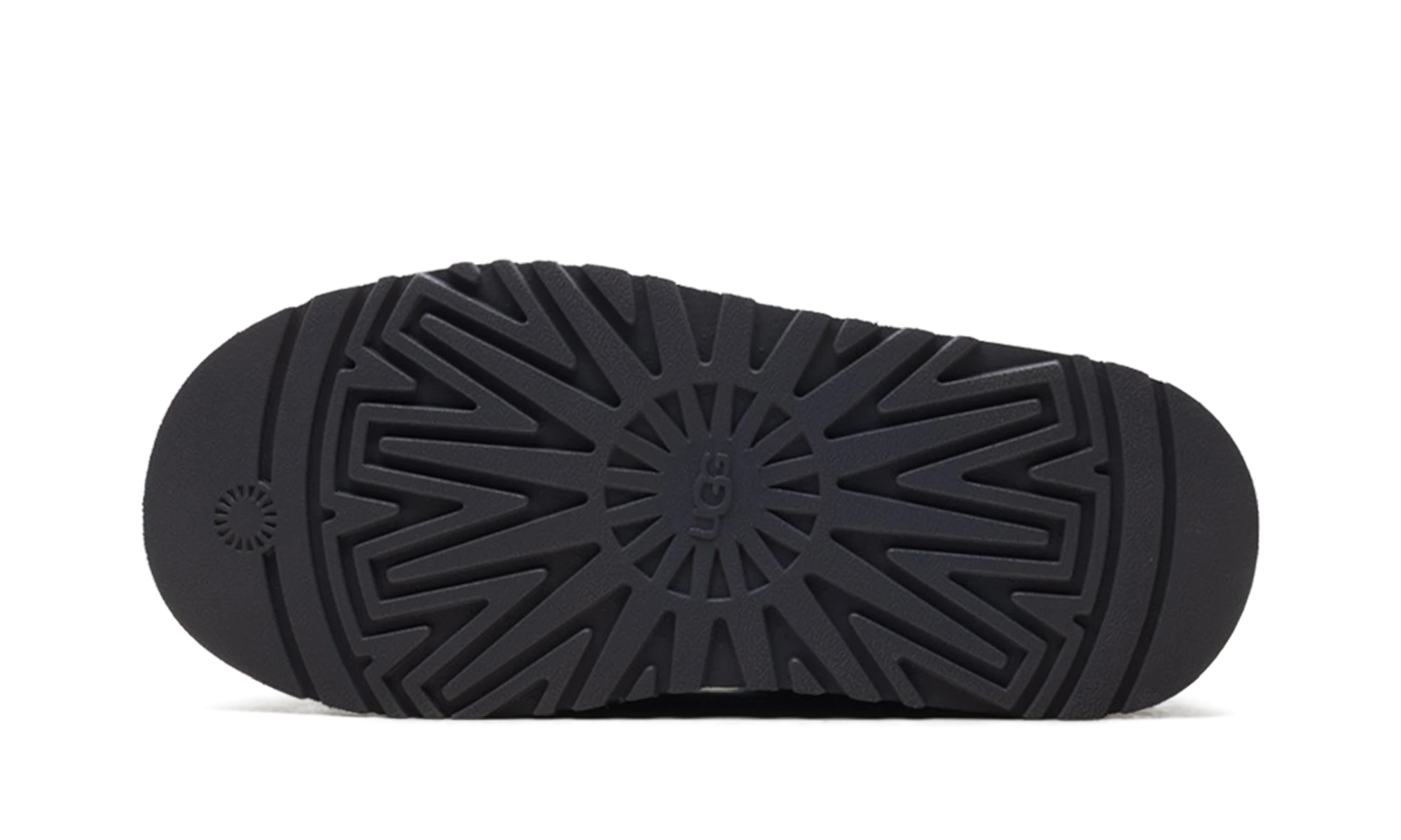 Semelle extérieure en caoutchouc de la UGG Tazz II Slipper Obsidian.