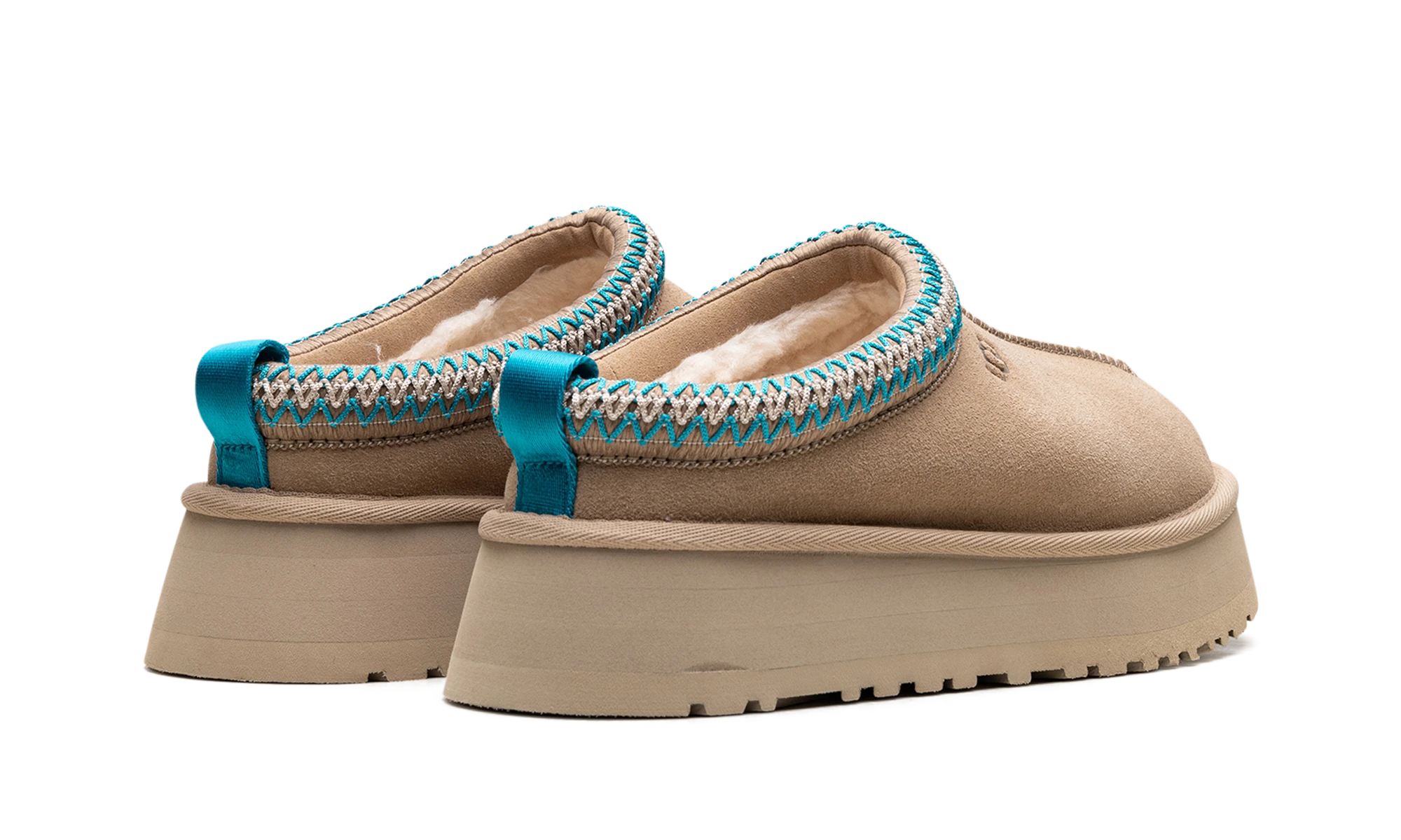 Vue arrière des talons de la UGG Tazz Slipper Driftwood.